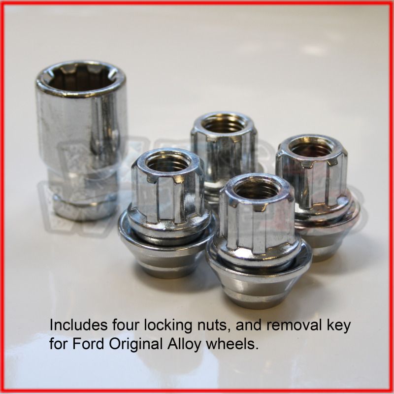 Locking nuts and key fits Ford Fiesta Mk6 Original OEM Genuine alloy wheels eBay